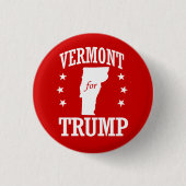 VERMONT VOOR TRUMP RONDE BUTTON 3,2 CM (Voorkant)