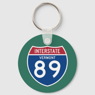 Vermont VT I-89 Interstate Highway Shield - Sleutelhanger