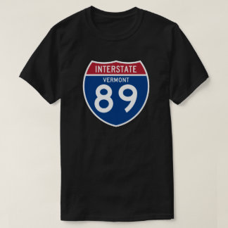 Vermont VT I-89 Interstate Highway Shield - T-shirt