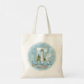 Vermont Vuurtoren Tote Bag (Achterkant)