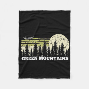 Vermont Wandelen Groene Bergen Bomen Natuur Bos Fleece Deken