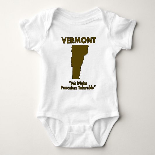 Vermont - We maken pannenkoeken draaglijk Romper (Voorkant)