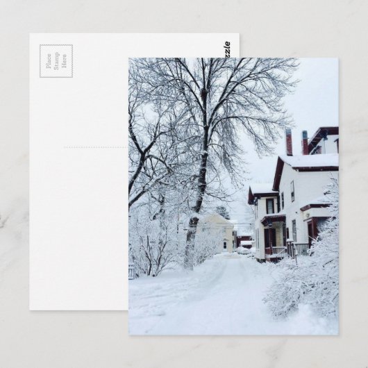 Vermont White Winter Briefkaart (Voorkant / Achterkant)