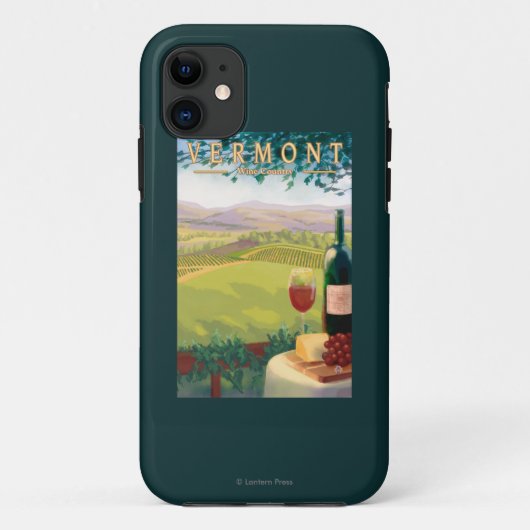 Vermont Wijnlandschap Scene Case-Mate iPhone Case (Achterkant)
