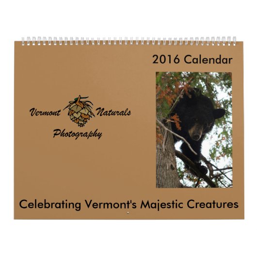 Vermont Wildlife Kalender (Hoes)