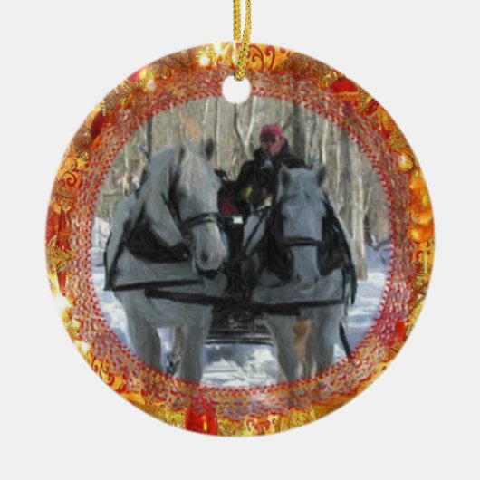Vermont Winter Ornament (Voorkant)