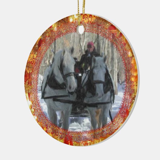 Vermont Winter Ornament (Links)