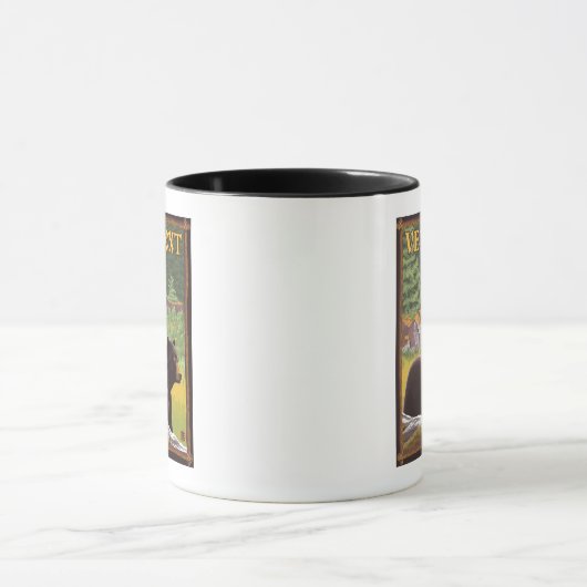 VermontBlack Beer in Forest Mok (Midden)