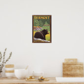 VermontBlack Beer in Forest Poster (Keuken)