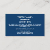 Vermonter Seal, Zegel van Vermont Visitekaartje (Achterkant)