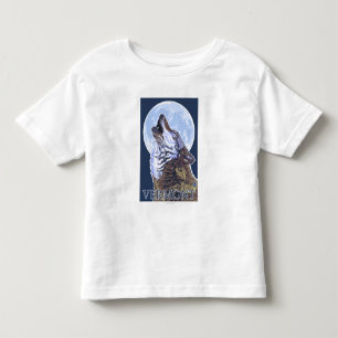 VermontHowling Wolf Kinder Shirts