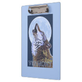 VermontHowling Wolf Klembord (Links)