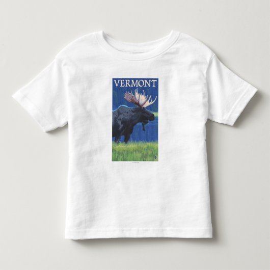 VermontMoose in het Moonlight Kinder Shirts (Voorkant)