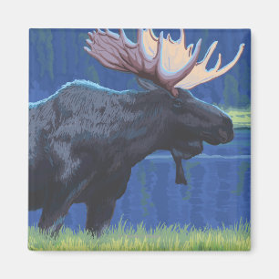 VermontMoose in het Moonlight Magneet