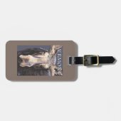 VermontMoose Up Close Bagagelabel (Voorkant horizontaal)