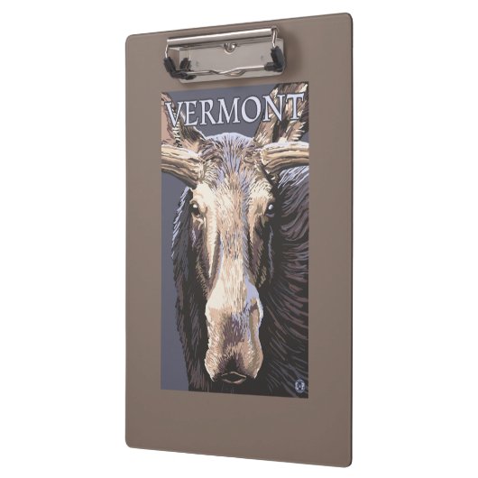 VermontMoose Up Close Klembord (Links)
