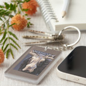 VermontMoose Up Close Sleutelhanger (Voorkant Rechts)