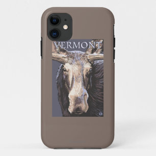 VermontMoose van dichtbij Case-Mate iPhone Case