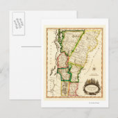 VermontPanoramic MapVermont 2 Briefkaart (Voorkant / Achterkant)
