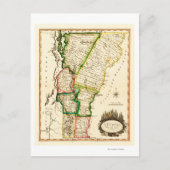 VermontPanoramic MapVermont 2 Briefkaart (Voorkant)