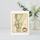 VermontPanoramic MapVermont 2 Briefkaart (Staand voorkant)