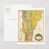 VermontPanoramic MapVermont Briefkaart (Voorkant / Achterkant)