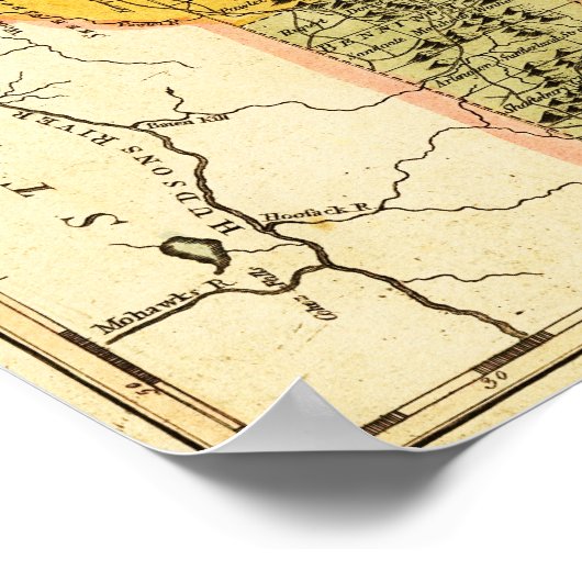 VermontPanoramic MapVermont Poster (Hoek)