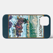 VermontRiver Rafting Scene Case-Mate iPhone Case (Achterkant (horizontaal))