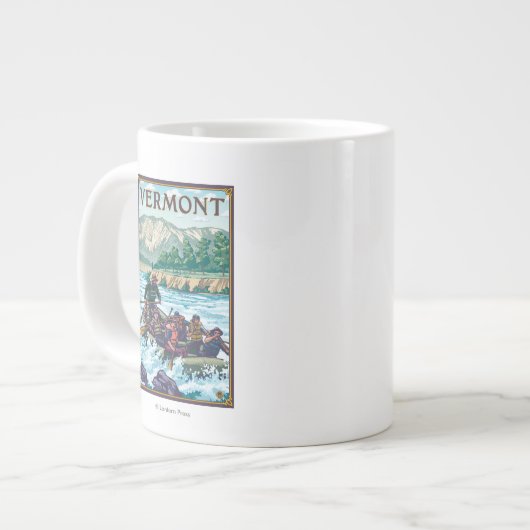 VermontRiver Rafting Scene Grote Koffiekop (Links)