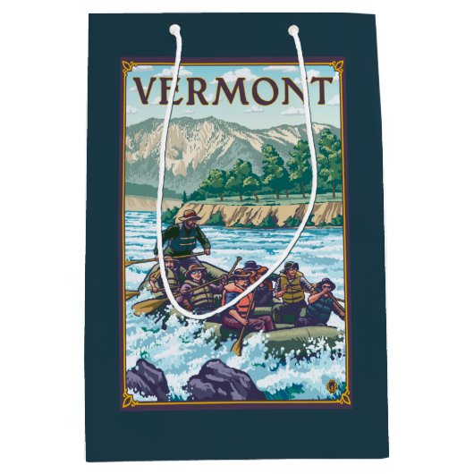 VermontRiver Rafting Scene Medium Cadeauzakje (Voorkant)