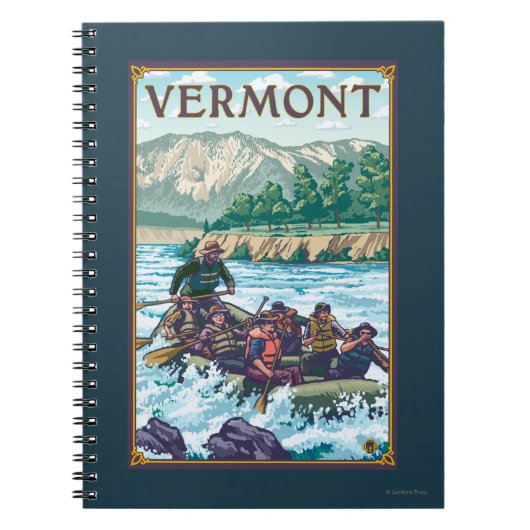 VermontRiver Rafting Scene Notitieboek (Voorkant)