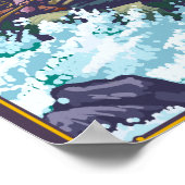 VermontRiver Rafting Scene Poster (Hoek)