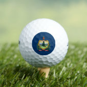 Vermontse staatsvlag golfballen (Insitu Shirt)