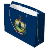 Vermontse staatsvlag groot cadeauzakje (Achterkant Gekanteld)