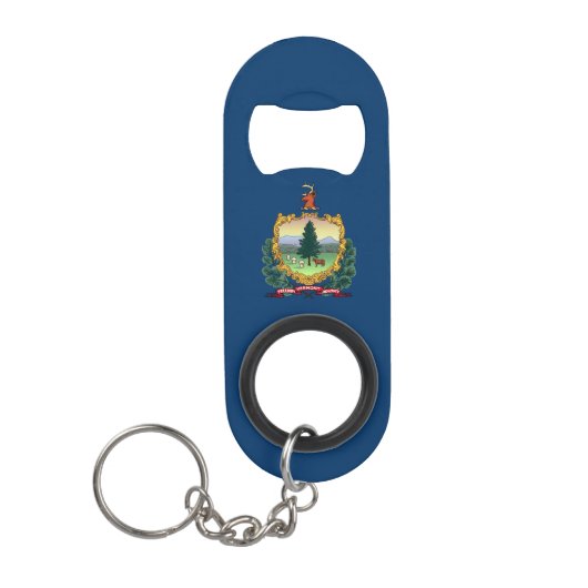 Vermontse staatsvlag mini flessenopener (Voorkant)