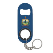 Vermontse staatsvlag mini flessenopener (Achterkant)