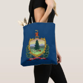 Vermontse staatsvlag tote bag (Dichtbij)