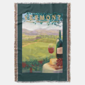 VermontWine Country Scene Deken (Voorkant Verticaal)