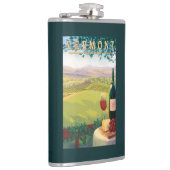 VermontWine Country Scene Heupfles (Rechts)