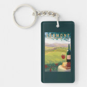 VermontWine Country Scene Sleutelhanger (Voorkant)