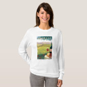 VermontWine Country Scene T-shirt (Voorkant volledig)