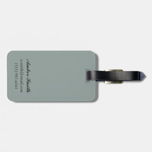 VermontWolf Scene Bagagelabel (Achterkant horizontaal)