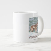 VermontWolf Scene Grote Koffiekop (Voorkant rechts)