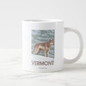 VermontWolf Scene Grote Koffiekop (Rechts)