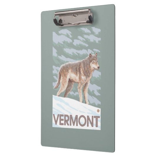 VermontWolf Scene Klembord (Links)