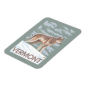 VermontWolf Scene Magneet (Linkerzijde)
