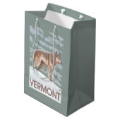 VermontWolf Scene Medium Cadeauzakje (Achterkant Gekanteld)