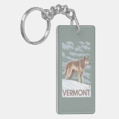 VermontWolf Scene Sleutelhanger (Voorkant Links)