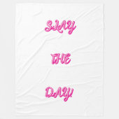 Vermoord de dag fleece deken (Voorkant)