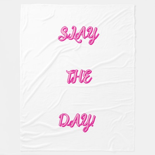 Vermoord de dag fleece deken (Voorkant)